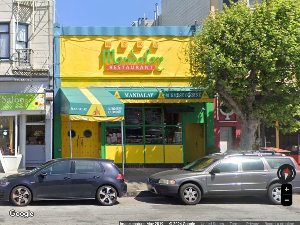 Mandalay is at 4350 California St. in San Francisco.