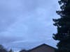 Cloudy skies over San Leandro, Calif.