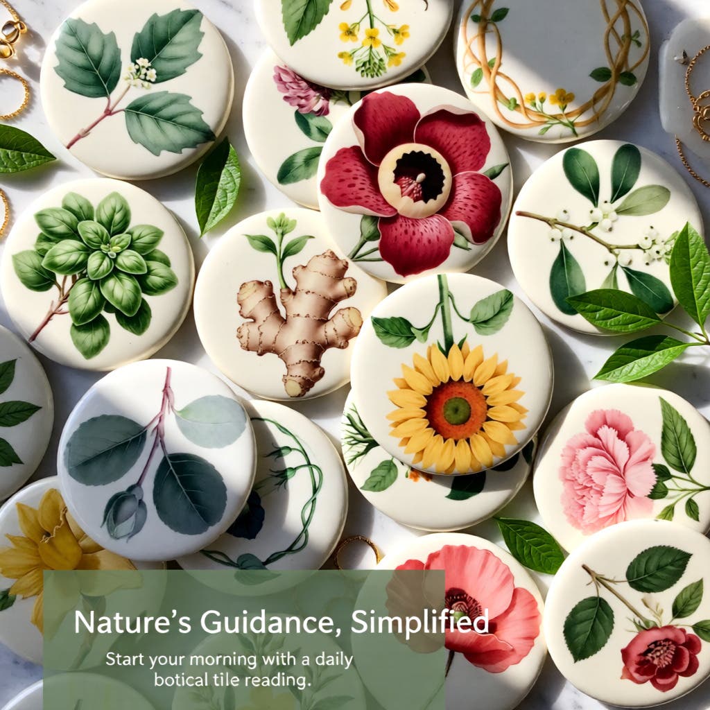 Flower & Herb Tile Reading Workshop