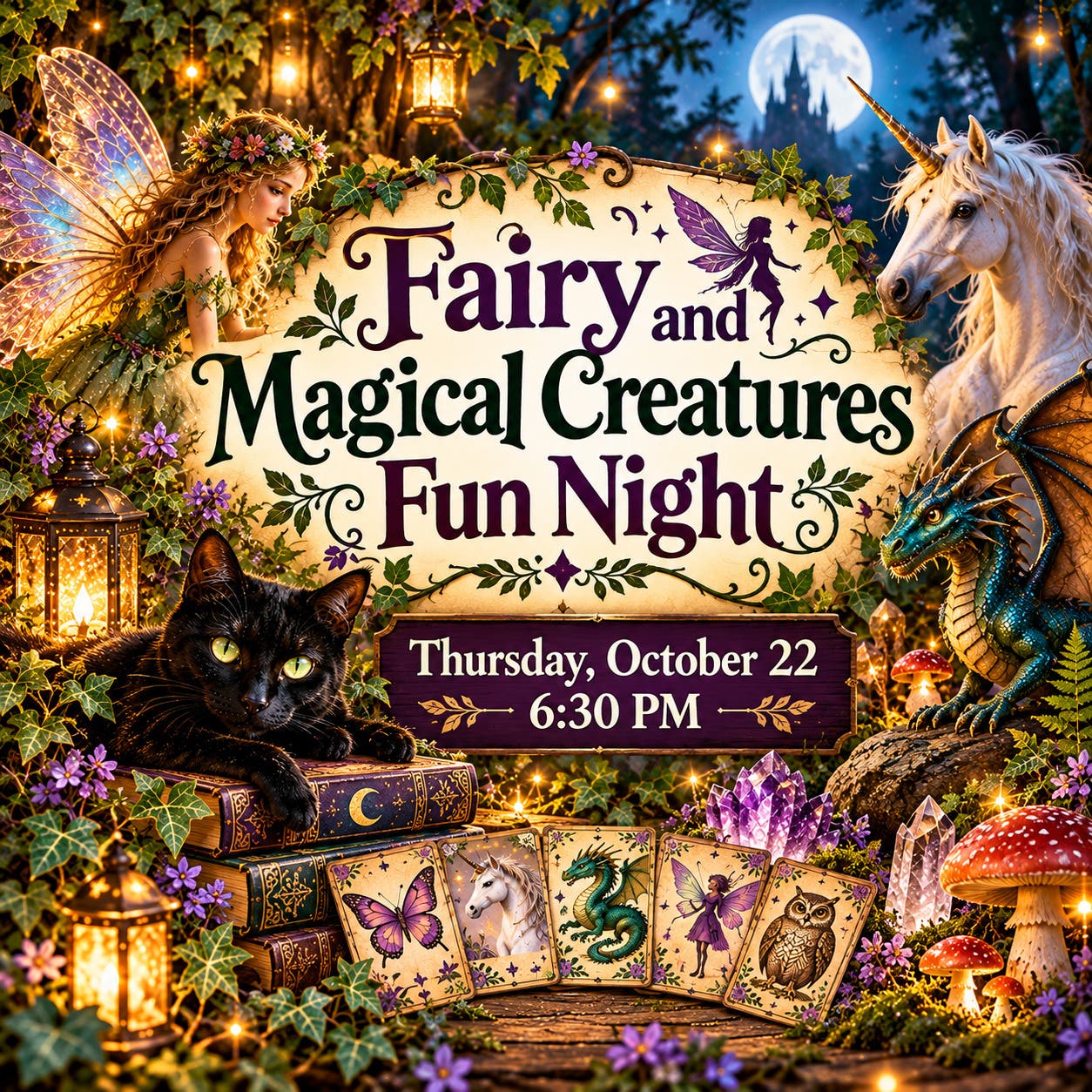 Fairy & Magical Creatures Fun Night