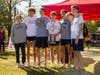 Milton's Varsity Boy's team after their 4th-place finish at the Region 5-7A GHSA meet to qualify them for the state meet.