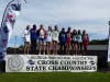 The top-10 Girls in the 7A Classification at the GHSA State Meet. Lady Eagle Farrah Frith is the 4th from the left