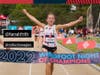 Junior Farrah Frith winning the 3200m in 10:59.35 at the Atlanta Track Club's Wingfoot Night of Champions Meet at GA Tech