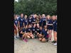 The Milton girls JV team with their runner-up trophy.