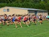 Boys Varsity start from the 2021 8th Milton Cross Country Invitational