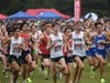 Start of the boys varsity race at the 9th Milton XC Invitational