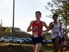 Senior Jack Rea on his way to victory in the JV Boys race.