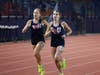 The girls 800m was a 1-2 finish for the Lady Eagles with senior Sydney Anderson (l) 2nd & junior Ella Grace Malcom (r) 1st.