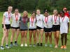 The Zipping Zebra's, the girls winning team at the time trial