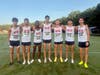 Milton Varsity Boys team at the start line of the 2026 LCA Invitational