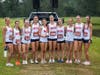 Milton Varsity Girls team after winning the Bob Blastow Invitational