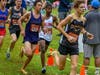 Sophomore Noah Jenkins races with the leaders early on in the 13th Milton Invitation where he would eventually place 5th.