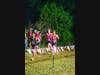 Milton seniors Boston VanBelle & captain Tyler Nix racing at night & leading the Milton JV effort at the 12th Wingfoot Cross Country Classic meet.
