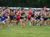 Fellow sophomores (l-r) William Gilbert & Chase VanBelle just after the start at the Wendy's Classic XC meet in Charlotte, NC