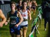 Senior captain Will Chambers on his way to a 6th place finish to lead Milton in the varsity boy's championship race at the Pickens & Grinnin' Invitational