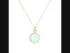 Good Vibes Mama Mom Necklace - Chalcedony Stone
