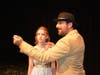 "How to take a prisoner!" The Stranger (Kale Beckman) coaxes Winnie Foster (Parker Larson) in Tuck Everlasting