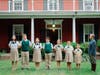The von Trapp children and Captain von Trapp at Highland Farms