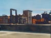 Edward Hopper, Manhattan Bridge Loop, 1928. Oil on canvas, 35 x 60 inches. Gift of Stephen C. Clark, Esq., 1932.17