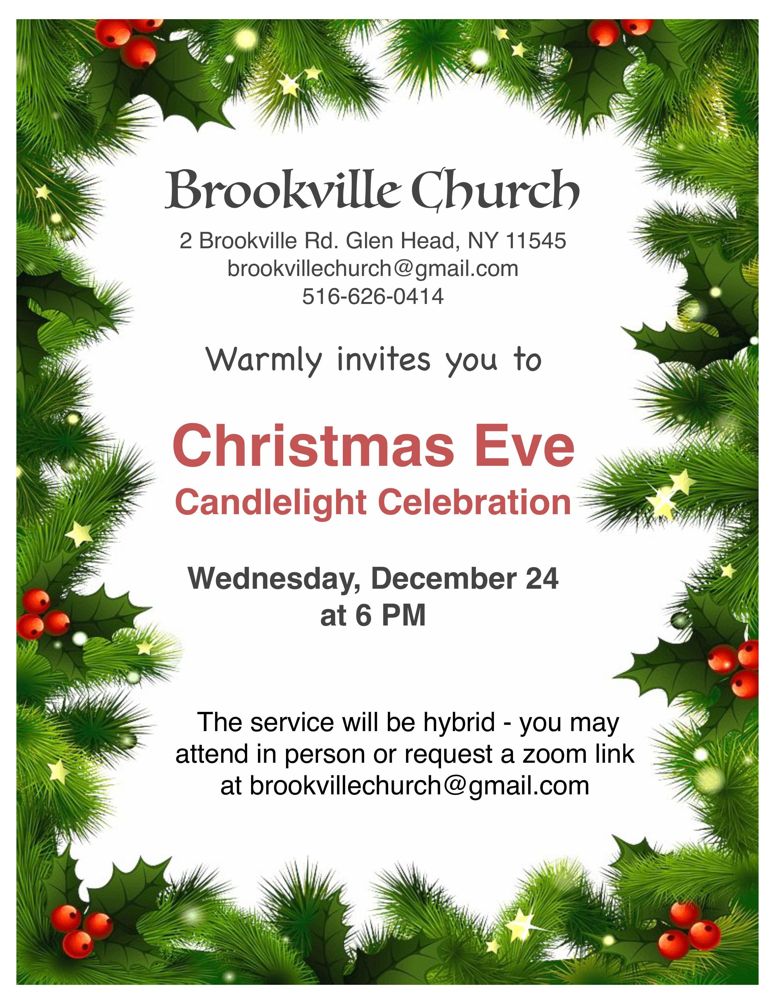 Christmas Eve Candlelight Celebration