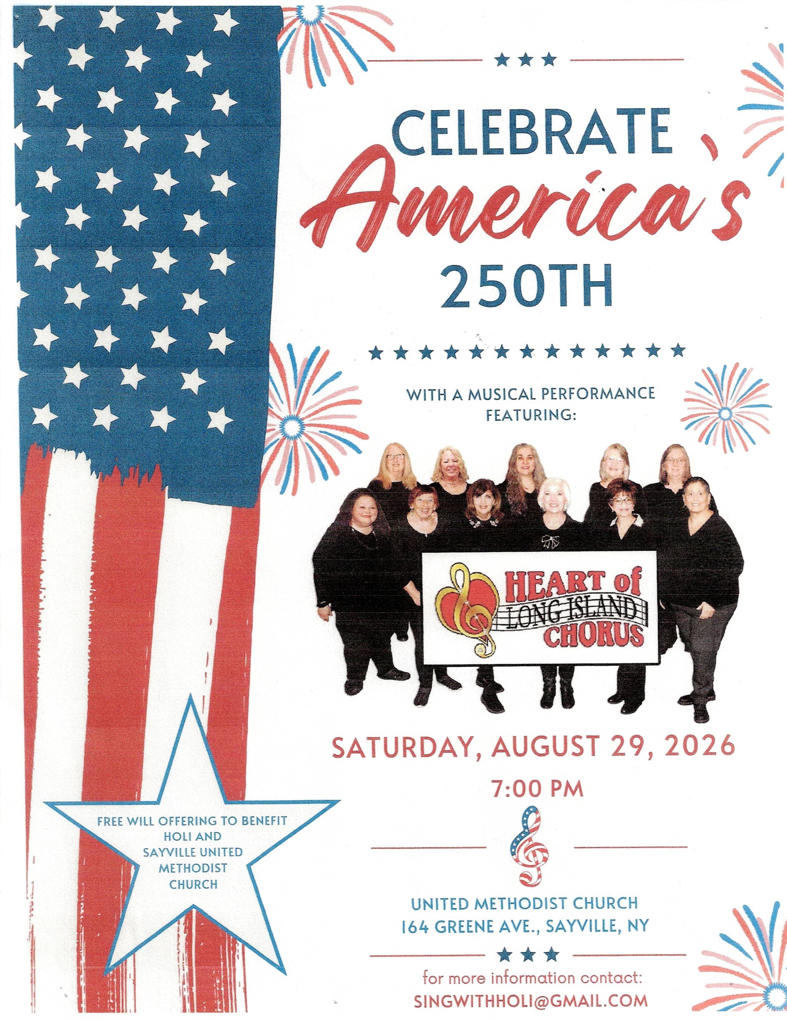 Celebrate American's 250th with a Musical Performance