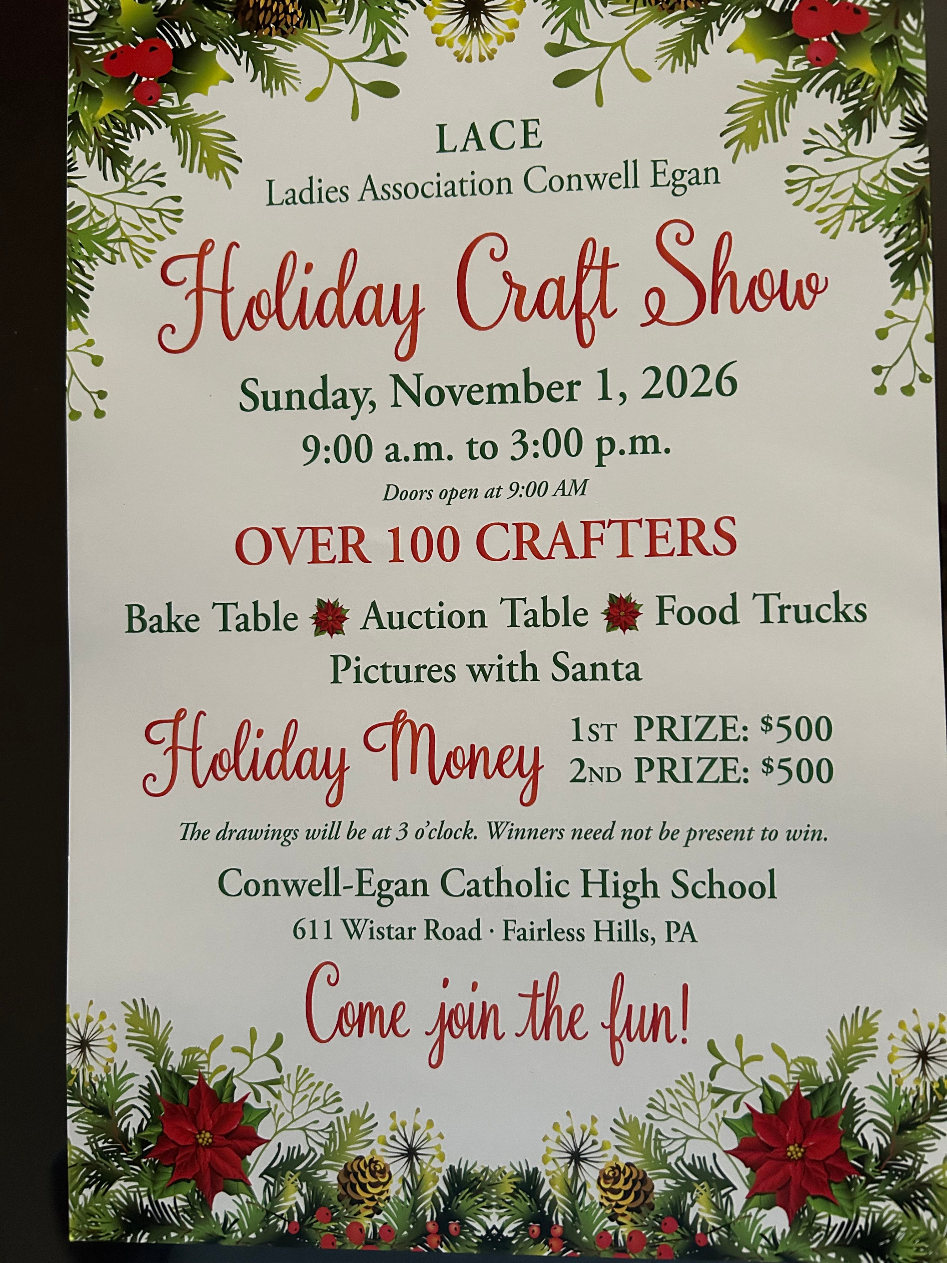 Conwell-Egan Holiday Craft Show