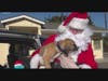 Here comes Santa Paws. 