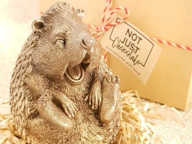 A new "Not Just Chocolate" shop on Fifth Avenue won't just make normal chocolate bars, but squirrels, golden wrenches and postcards too.