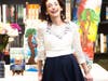 Oestreicher at her Barnes & Noble book launch for her newly released memoir, "My Beautiful Detour; An Unthinkable Journey from Gutless to Grateful."