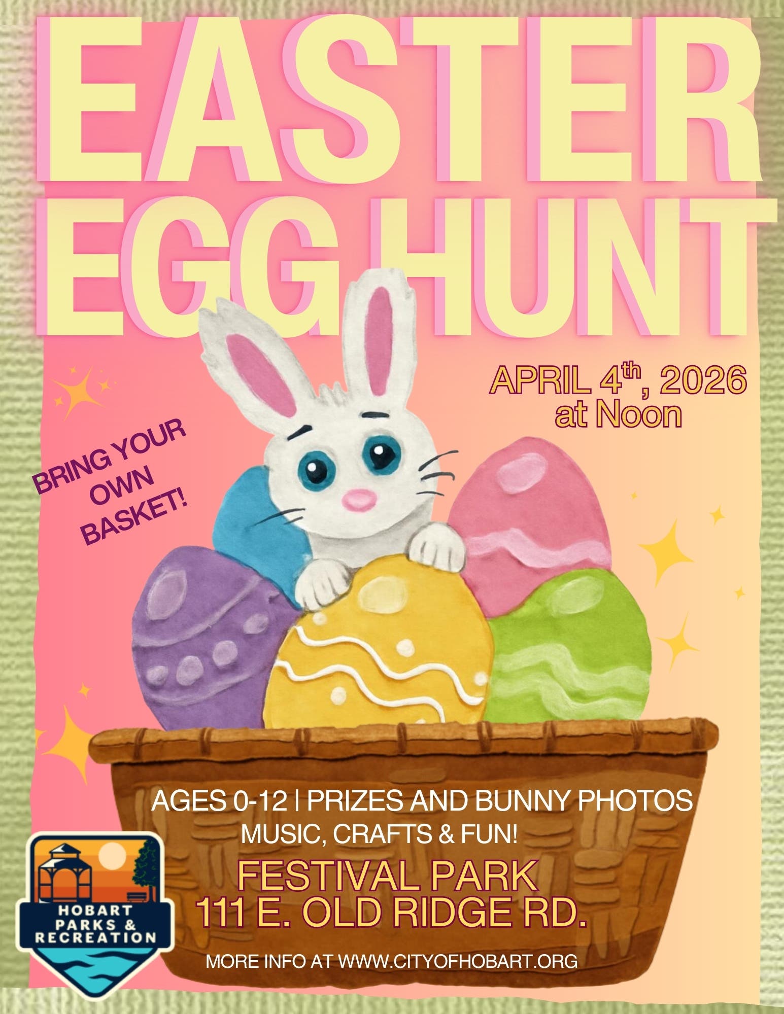 Apr 4 | Hobart's 2026 Easter Egg Hunt | Hobart, IN Patch