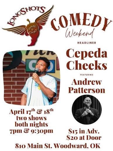 Longshots Comedy Weekend - Cepeda Cheeks