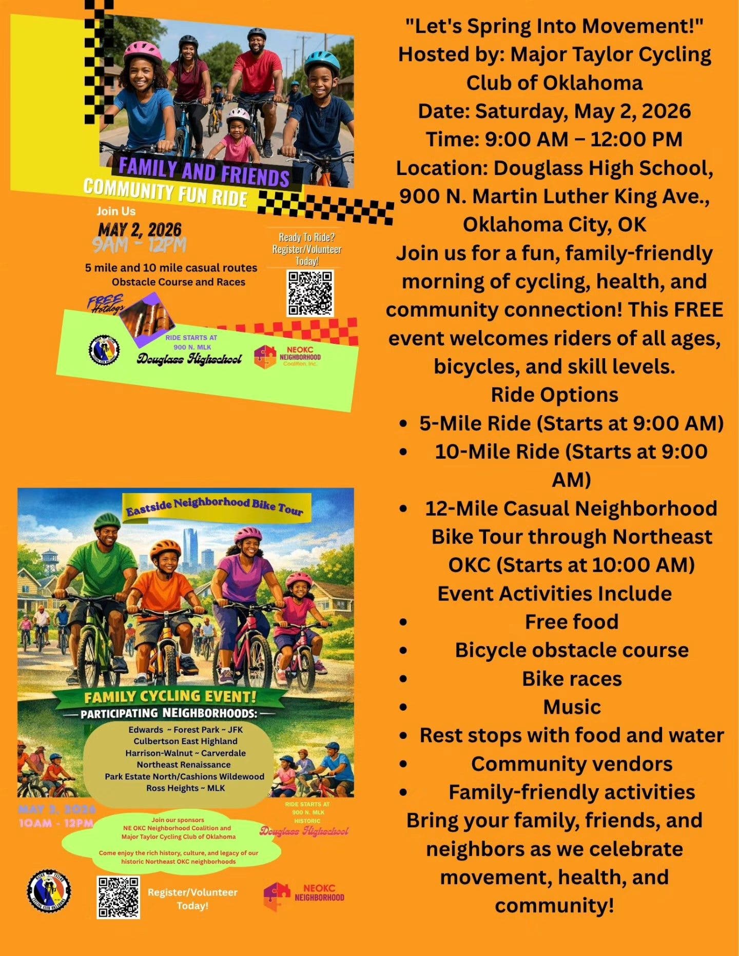 Family And Friends Community Fun Ride