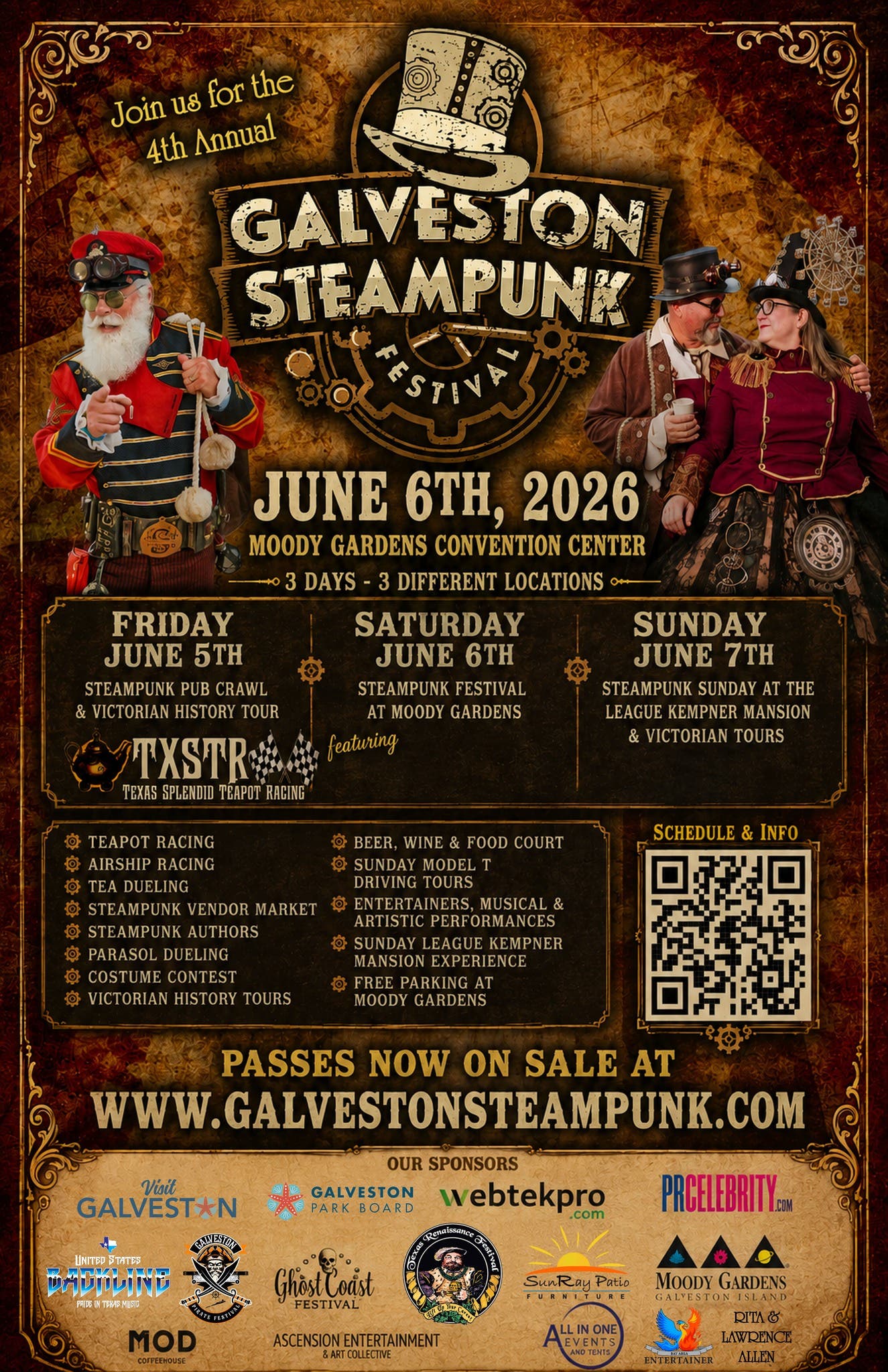 4th Annual Galveston Steampunk Festival
