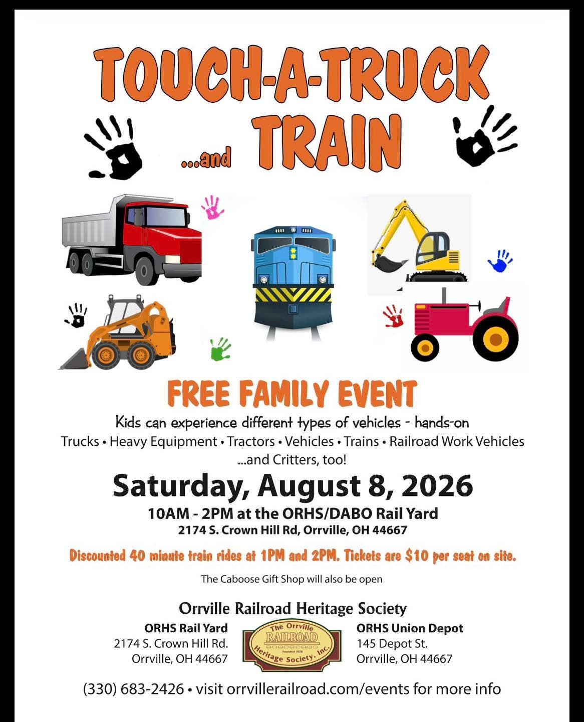Touch-A-Truck And Train