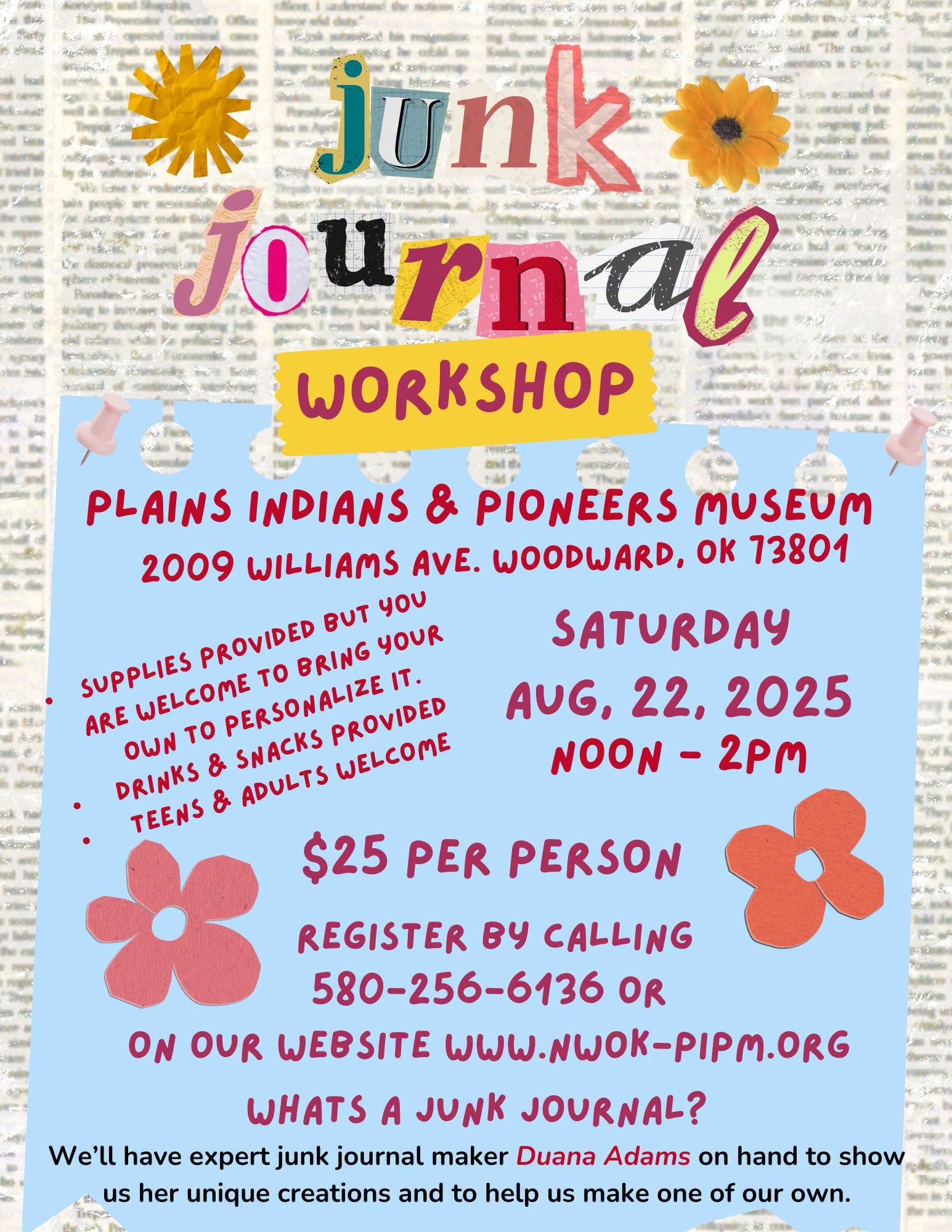Junk Journal Workshop