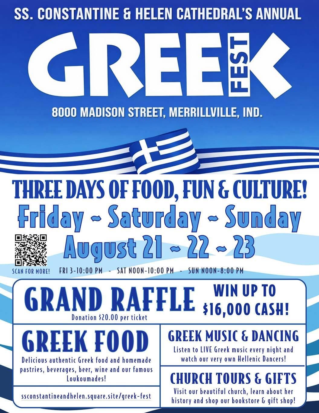 Ss. Constantine & Helen Cathedral's Annual Greek Fest