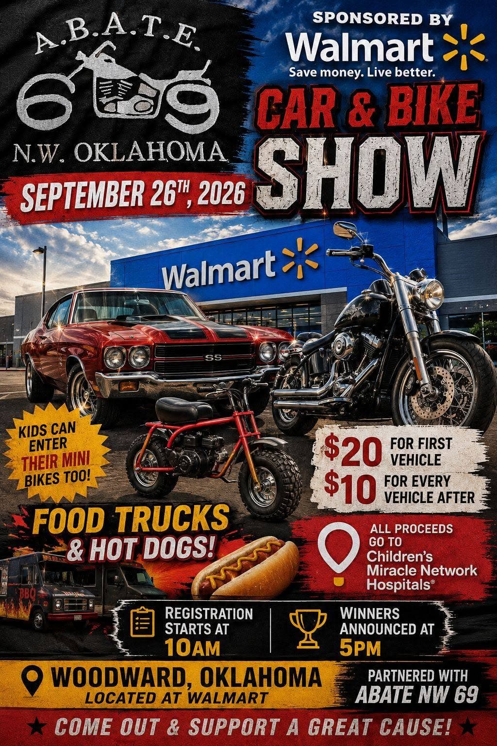 A.B.A.T.E. N.W. Oklahoma Car & Bike Show