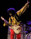 Jimy Bleu of Kiss The Sky as Jimi Hendrix