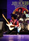 Jimy Bleu of Kiss The Sky as Jimi Hendrix