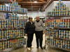 Event Coordinator, Diane Bonanno with Marie Scannell from the Somerset County food bank.