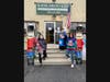 Kindergarten teacher, Melissa Reilly-Grecco, Director Lisa Mirra, and Jackie Russano Weiss, co lead in Waddler Class prepare for Winter Wonderland