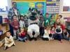 Thanks Sparkee for reading to the preschool class at Kangaroo Kids