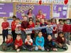 Kangaroo Kids Prekindergarten and Kindergarten Class learn about Keeping their Teeth Healthy