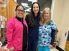 Sandy Chacon, Nina Melo and Kathi Bennett from Branchburg Pediatric Dentistry filled the room with dental health activities