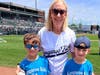 Kathy Feigley with Kangaroo Kids