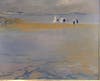 “Figures on Wingaersheek Beach”, oil painting 1915 by Elizabeth Wentworth Roberts( 1871--1927)