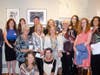 Left to Right:  Back Row: Artists; Timothy Wilson, Margo Hurley, Michelle Stevens, Timothy Kadish, Marie Anthony, Rose Keefe, Kirstesn Fischler, Front Row: Artists; Karen Rothman, Ellen Royalty, Marjorie Glick, Martha Brill, Kara Patrowicz, and Juror: Jos