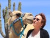Getting kissed by a camel was a highlight of our side trip to Totos Santos, Mexico.
