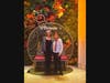 The author and a friend enjoyed the holidays decorations still in place at the Borgata in mid-January. 