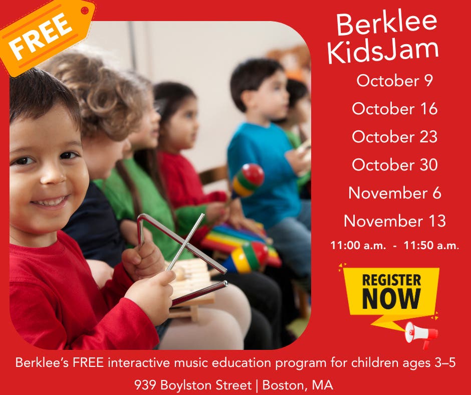 KidsJam - Berklee's FREE Music Program